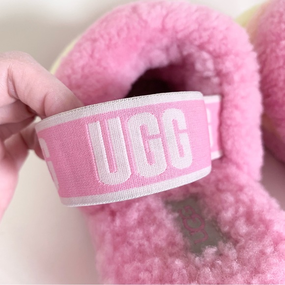 Ugg shearling pastel pink popsicle slides - Picture 7 of 16
